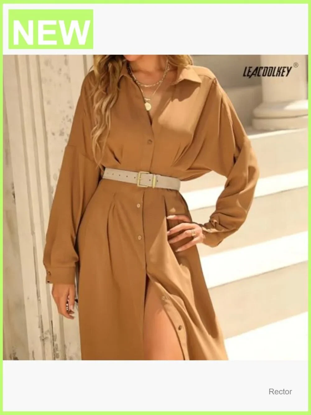 Women Suede Belt with Gold Buckle for Jeans Dresses